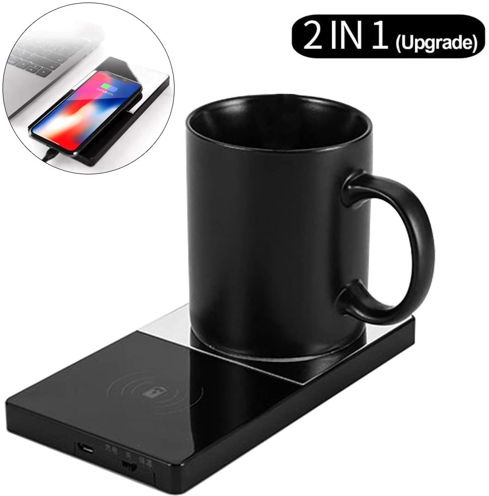 JavaPad 2-in-1 Heating Mug Warmer with Electric Wireless Charger - Vysta  Home