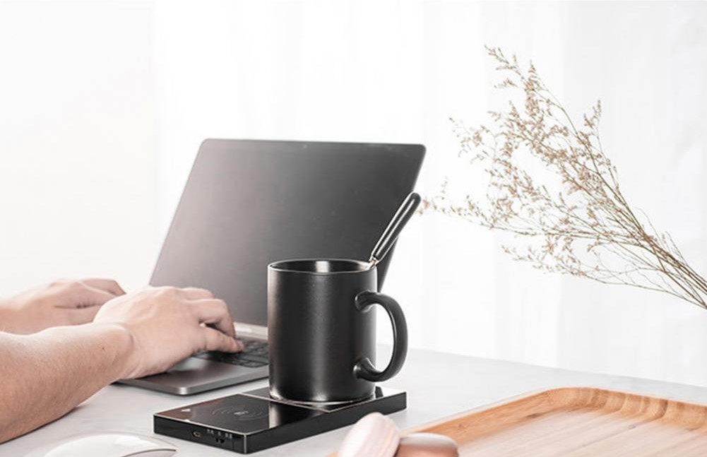 Coffee Mug Warmer with Wireless Charger for Desk,Heated Coffee Mug