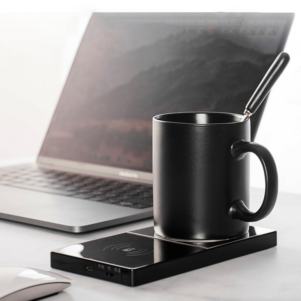 2-in-1 Mug Warmer with Wireless Charger