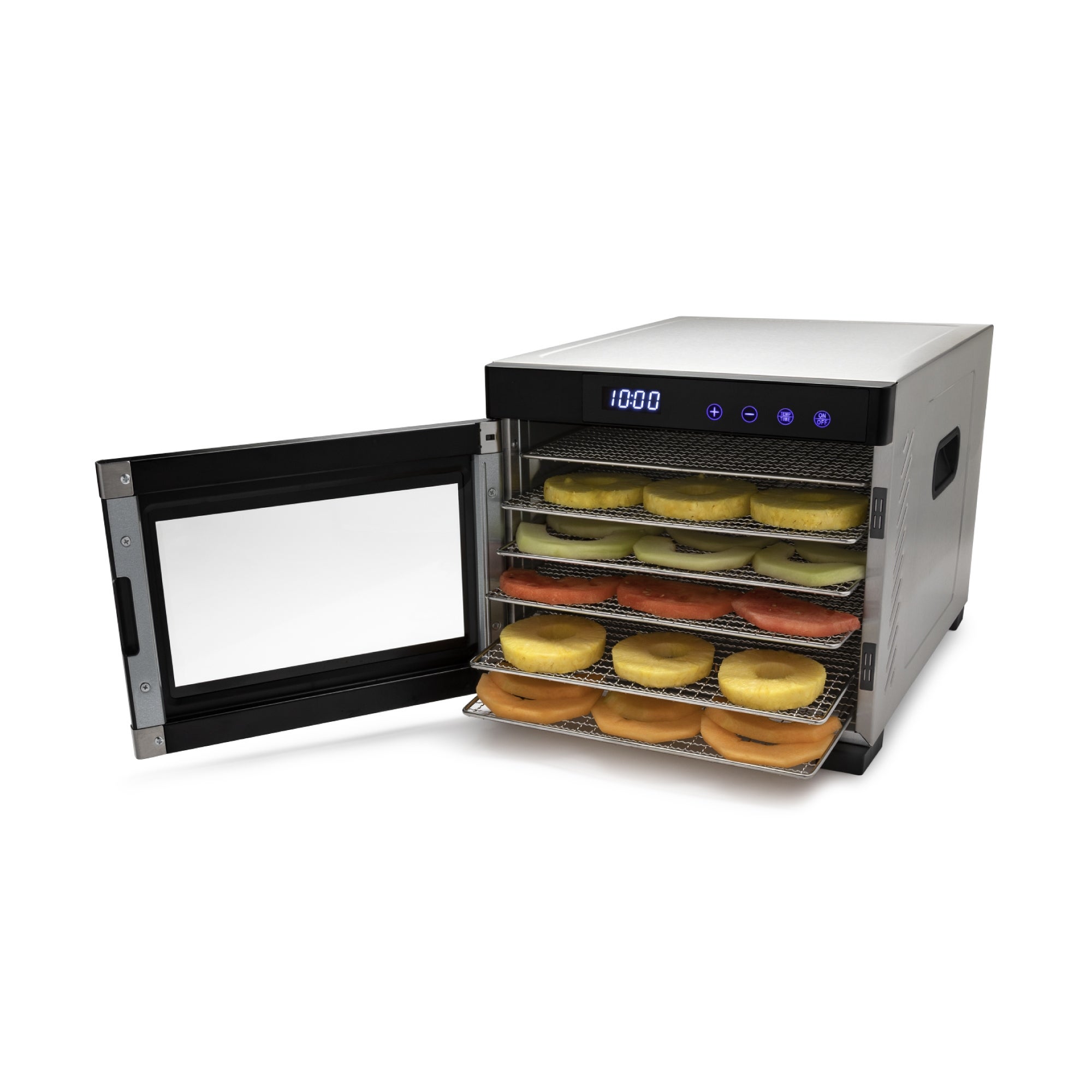 ChefZip 6 Tray Food Dehydrator with Stainless Steel Racks and