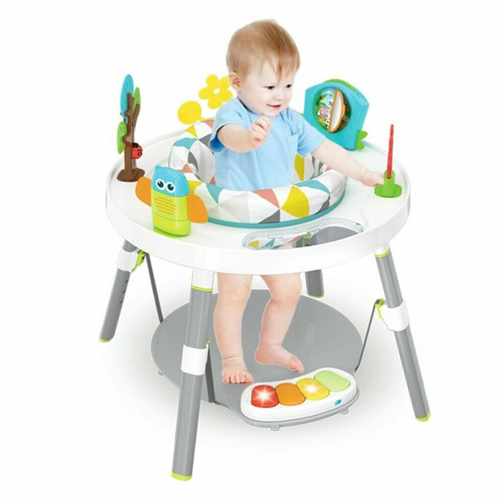 BubbaBounce 360 Rotating Baby Jumper and Bouncer Seat with Music and Toys Vysta Home