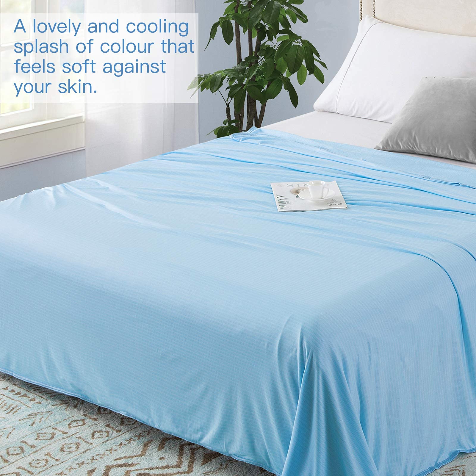 Cooling best sale blanket material