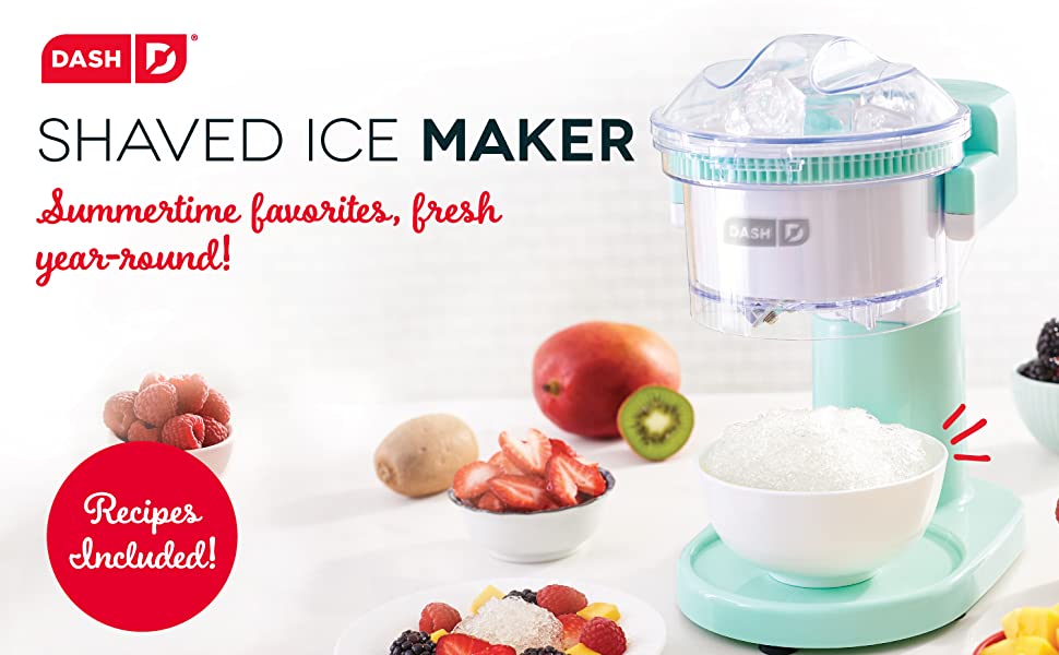 In a snacktime slump? Use the Shave Ice Attachment to craft a