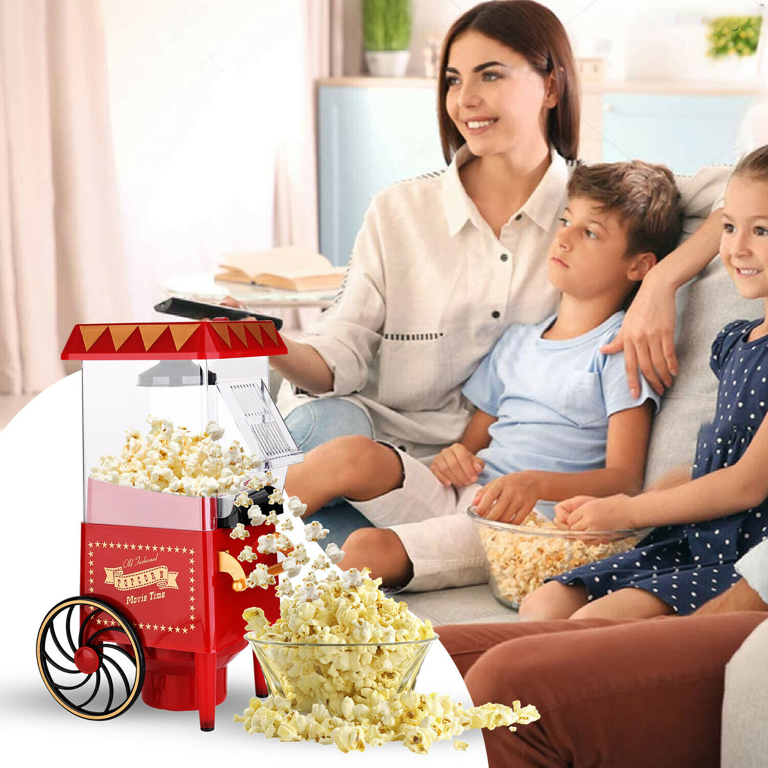 PartyPop Commercial Popcorn Maker Machine with 2 Ounce Capacity, Non-stick  Ceramic Material, a Built-in Stirring System, and High-heat Air Frying