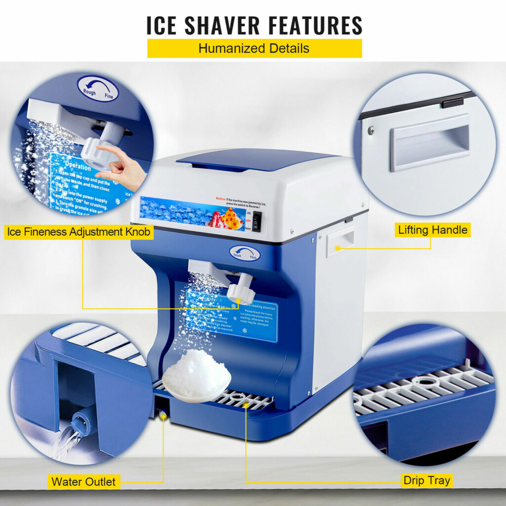 PoppinCool Classic Ice Crusher and DIY Hand-Crank Ice Shaver